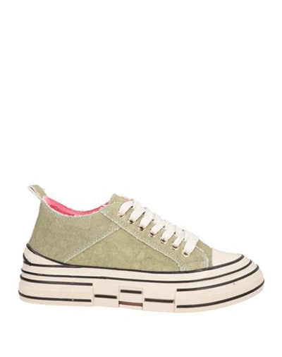 Shop Pregunta Woman Sneakers Sage Green Size 8 Textile Fibers