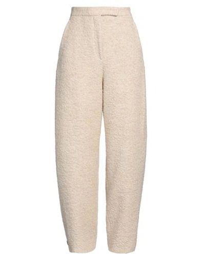 Shop Emporio Armani Woman Pants Ivory Size 14 Wool, Viscose, Alpaca Wool, Polyamide In White
