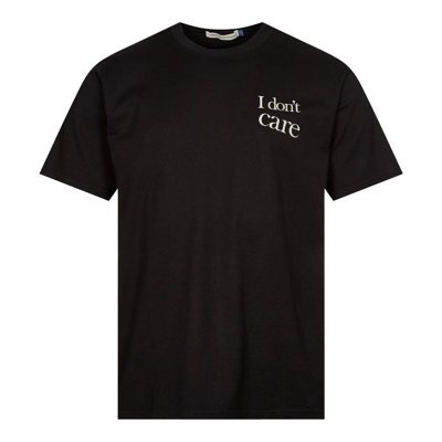 Shop Undercover I Don&#039;t Care T-shirt In Black