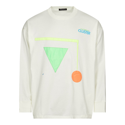 Shop Undercover Cluster Album Long Sleeve T-shirt In Cream