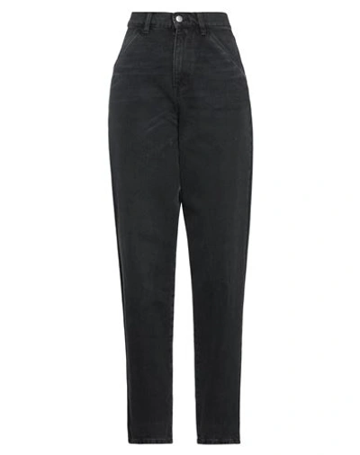 Roseanna Woman Denim Pants Black Size 10 Cotton In Black