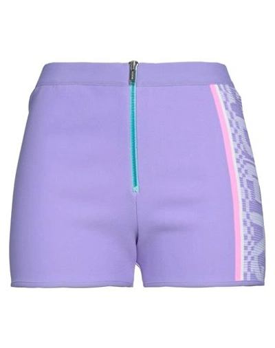 Iceberg Woman Shorts & Bermuda Shorts Mauve Size S Polyamide In Purple