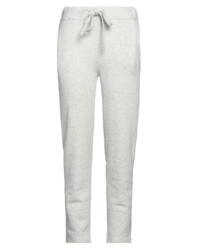 Roberto Collina Woman Pants Light Grey Size 12 Polyamide, Wool, Baby Alpaca Wool, Elastane In Grey