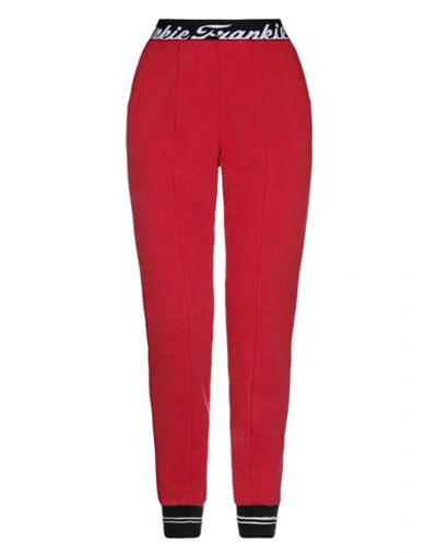 Shop Frankie Morello Woman Pants Red Size Xs Cotton