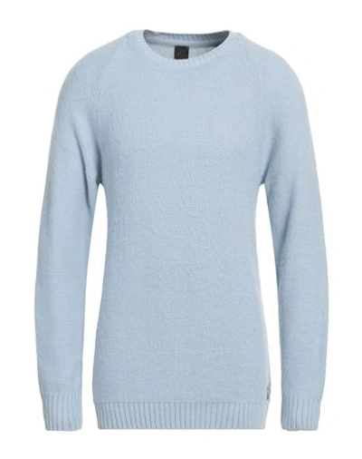 Why Not Brand Man Sweater Sky Blue Size Xl Acrylic, Wool In Blue
