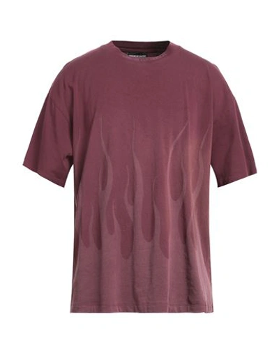 Shop Vision Of Super Man T-shirt Deep Purple Size Xl Cotton