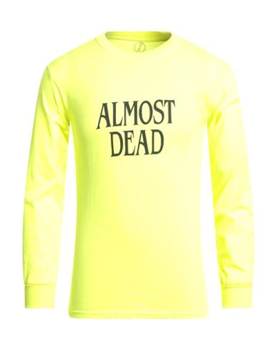 Shop Darkoveli Man T-shirt Acid Green Size S Cotton