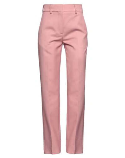 Shop Burberry Woman Pants Pink Size 0 Polyester, Virgin Wool