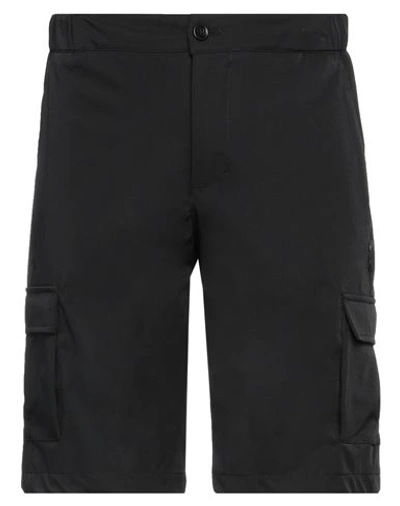 Shop Costume National Man Shorts & Bermuda Shorts Black Size 36 Polyamide, Elastane