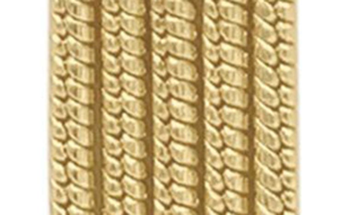 Shop Adornia Multi Strand Textured Y-necklace In Gold