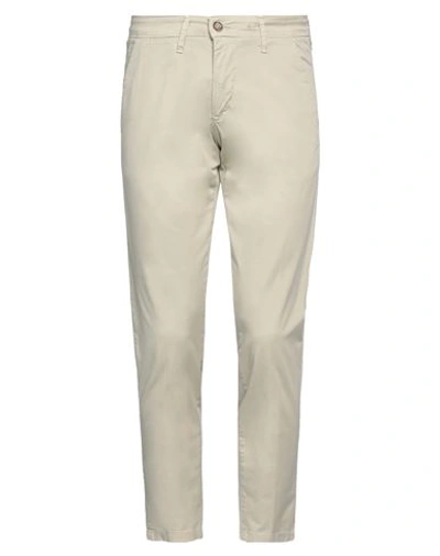 Shop Mr Massimo Rebecchi Man Pants Cream Size 30 Cotton, Elastane In White