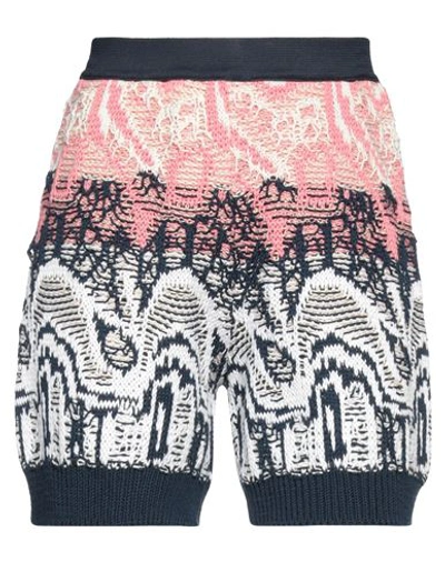 Roberto Collina Woman Shorts & Bermuda Shorts Midnight Blue Size S Organic Cotton In Blue