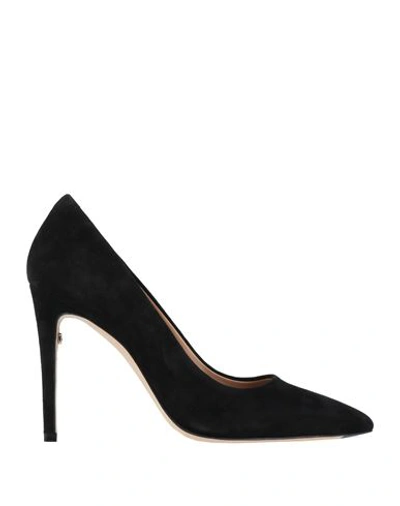 Ferragamo Woman Pumps Black Size 7.5 Soft Leather In Black
