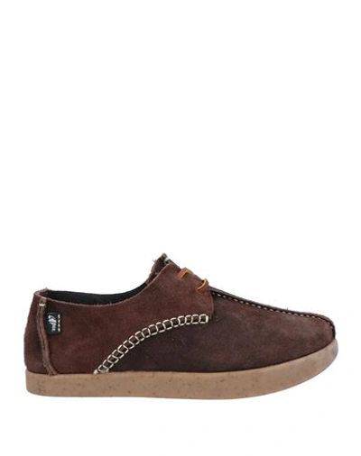 Shop Yogi Footwear Yogi. Footwear Man Lace-up Shoes Dark Brown Size 8 Soft Leather