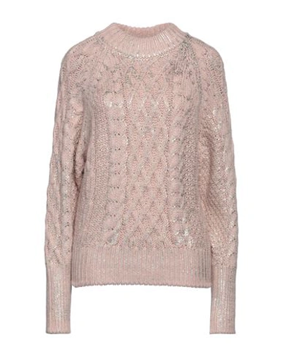 Shop Dimora Woman Sweater Light Pink Size 2 Acrylic, Polyester, Wool