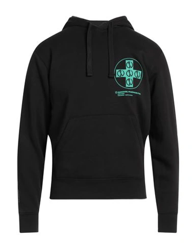 Darkoveli Man Sweatshirt Black Size S Cotton, Polyester In Black