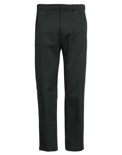 Shop The Seafarer Man Pants Dark Green Size 36 Cotton, Elastomultiester, Elastane