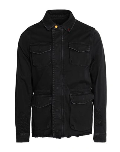 Shop Displaj Man Jacket Black Size Xl Cotton, Elastane