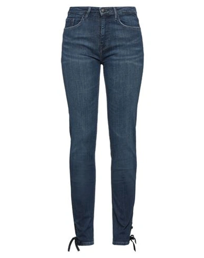 Shop Tommy Hilfiger Woman Jeans Blue Size 27w-34l Cotton, Elastane