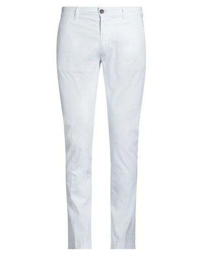 Shop Costume National Man Pants White Size 34 Cotton, Elastane