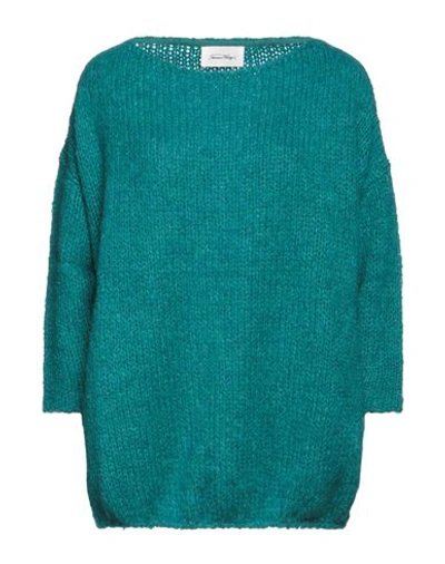 Shop American Vintage Woman Sweater Deep Jade Size Xs/s Polyacrylic, Alpaca Wool, Merino Wool, Polyamide In Green