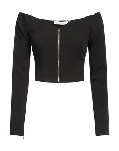 Shop Simona Corsellini Woman T-shirt Black Size 8 Polyester, Elastane