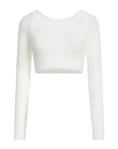 Shop Ambush Woman Sweater White Size S Polyester