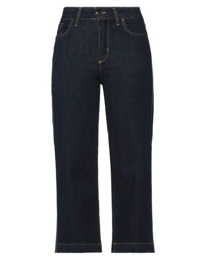 Shop Xt Studio Woman Jeans Blue Size 29 Cotton, Elastane