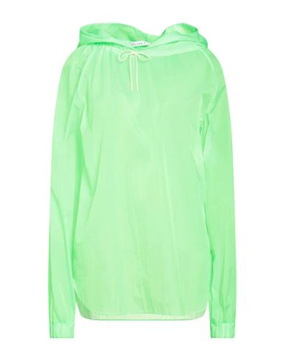 Shop Rejina Pyo Woman Sweatshirt Acid Green Size L Nylon