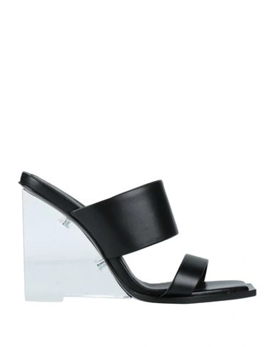 Alexander Mcqueen Leather Sandal In Gray