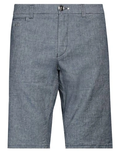 Shop Tramarossa Man Denim Shorts Blue Size 32 Cotton, Linen, Elastane
