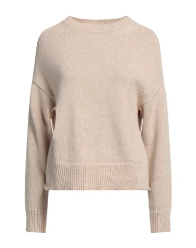 Shop Alpha Studio Woman Sweater Beige Size 12 Wool, Alpaca Wool, Polyamide