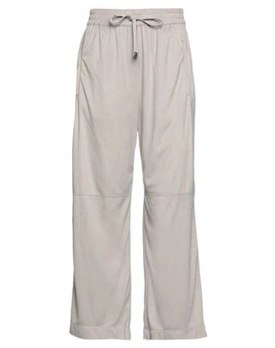 Purotatto Woman Pants Grey Size 6 Polyester In Grey