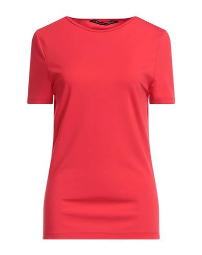 Shop Alessio Bardelle Woman T-shirt Red Size Xs/s Viscose, Nylon, Elastane