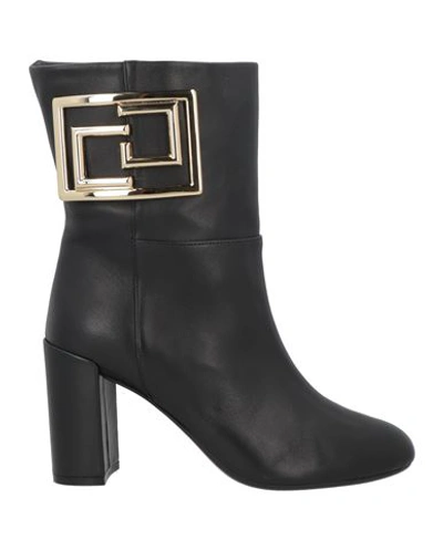 Shop Carla G. Woman Ankle Boots Black Size 6 Soft Leather