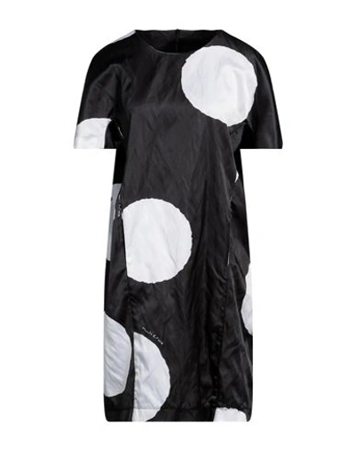 Shop Manila Grace Woman Mini Dress Black Size 4 Polyester, Metallic Fiber, Acetate