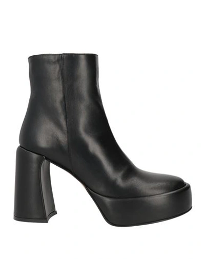Shop Brando Woman Ankle Boots Black Size 10 Soft Leather