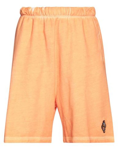 Marcelo Burlon County Of Milan Marcelo Burlon Sunset Cross Shorts In Orange