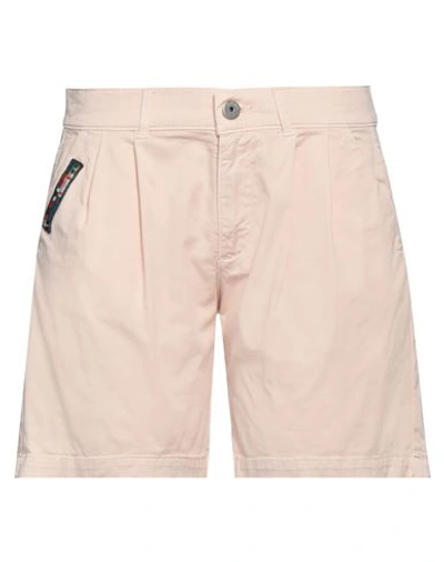 Shop Mr & Mrs Italy Woman Shorts & Bermuda Shorts Light Pink Size M Cotton, Elastane