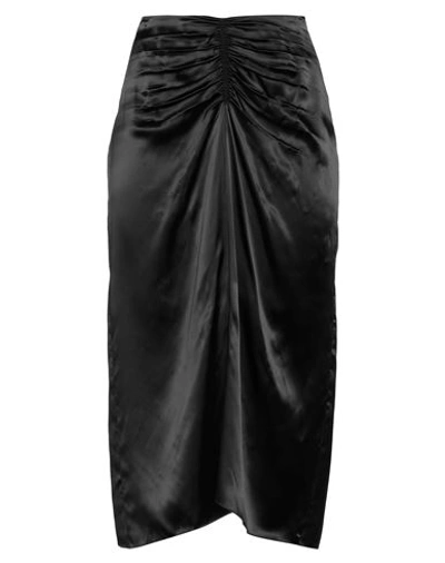 Shop Lanvin Woman Midi Skirt Black Size 6 Viscose