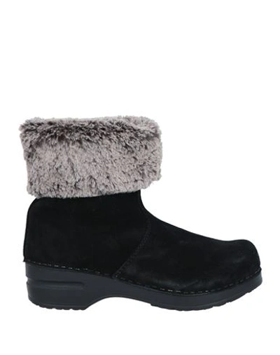 Shop Sanita Woman Ankle Boots Black Size 8 Soft Leather, Shearling