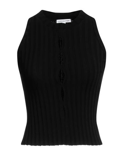 Cotton Citizen Woman Cardigan Black Size L Cotton, Elastane In Black