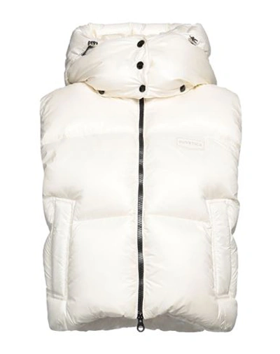 Shop Duvetica Woman Puffer Ivory Size 6 Polyamide In White