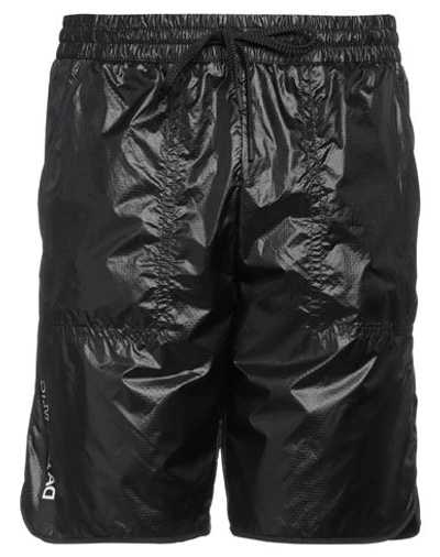 Shop Moncler Grenoble Man Shorts & Bermuda Shorts Black Size L Polyamide, Polyester