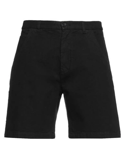 Shop Pence Man Shorts & Bermuda Shorts Black Size 30 Cotton