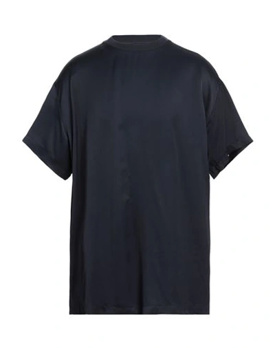 Shop Fear Of God Man T-shirt Navy Blue Size 44 Viscose