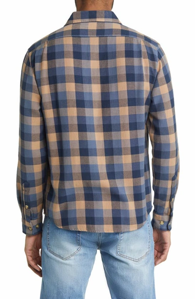 Shop The Normal Brand Mountain Regular Fit Flannel Button-up Shirt In Maple Plaid