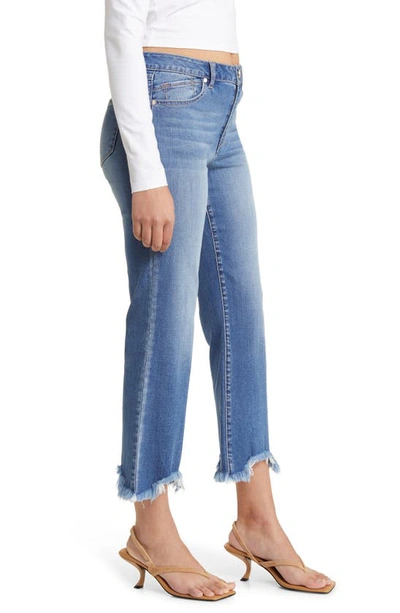 1822 Denim High Waist Raw Hem Jeans In Hugh
