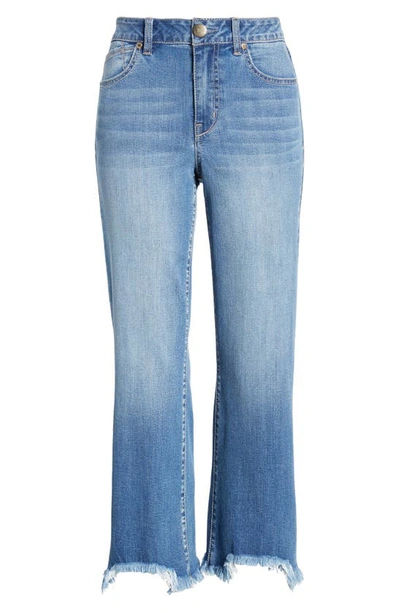 1822 Denim High Waist Raw Hem Jeans In Hugh
