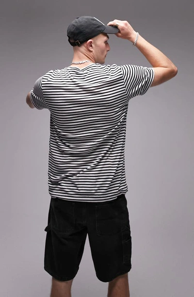 Shop Topman Classic Stripe T-shirt In Black